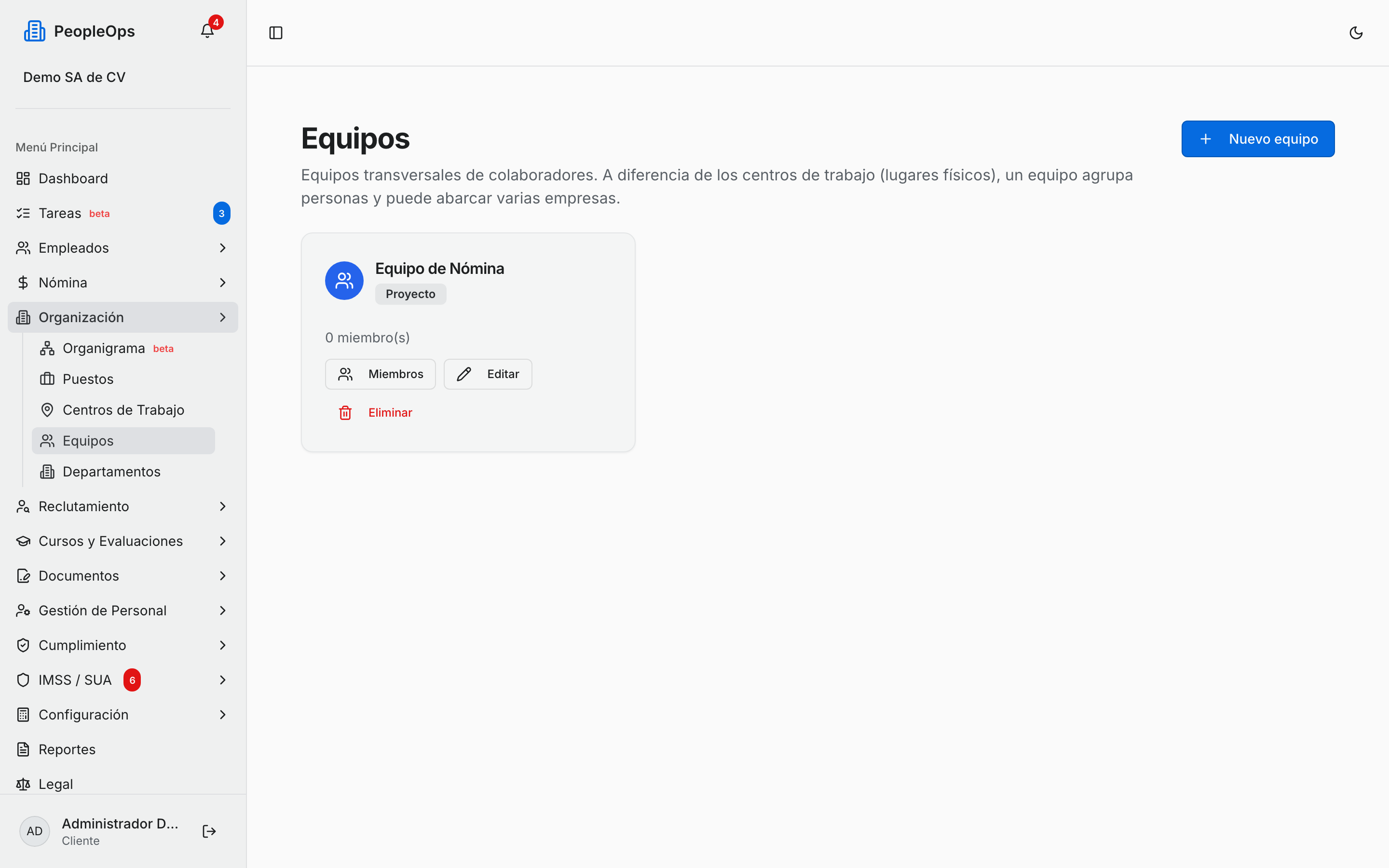 Los equipos de trabajo